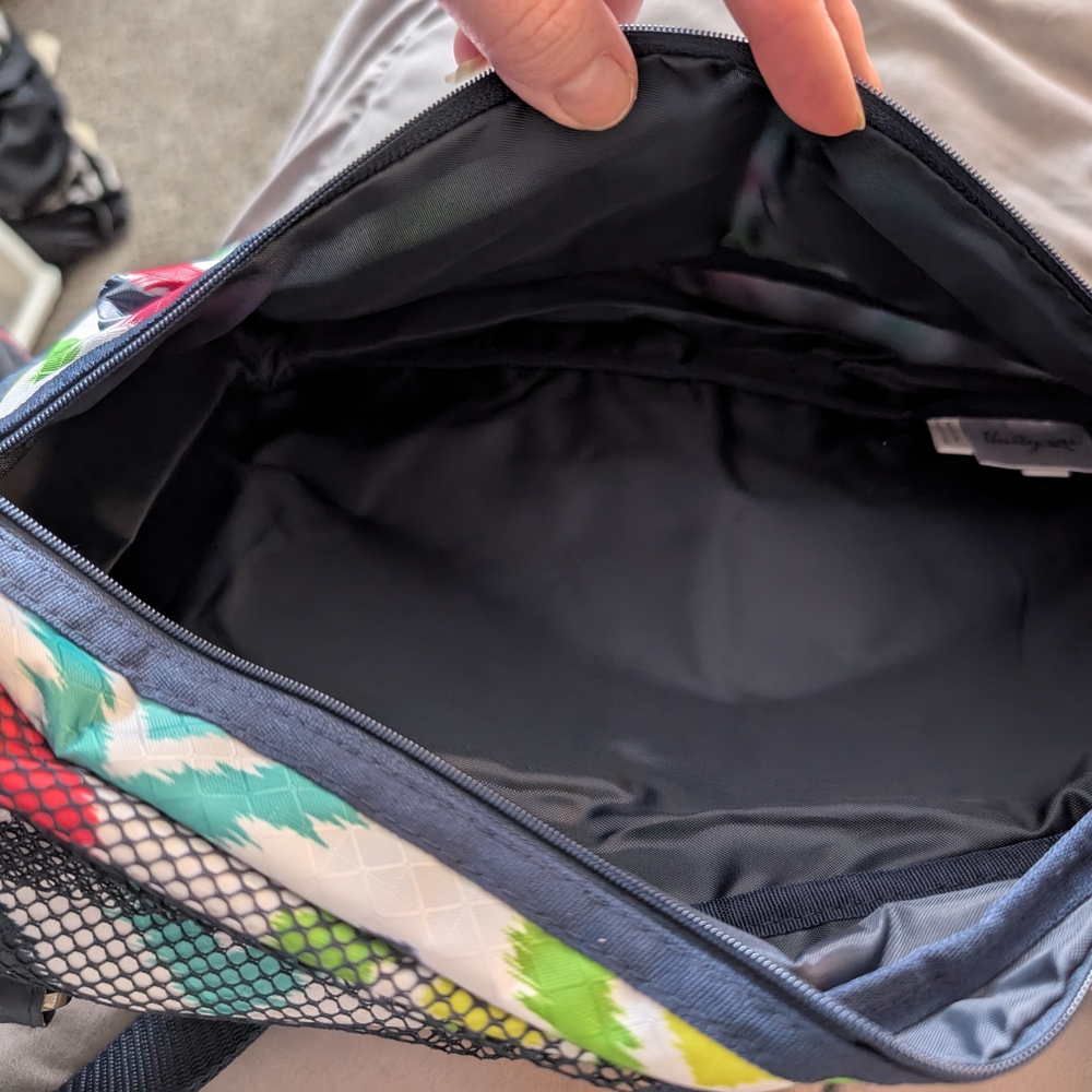 Colorful Geometric Patterned Backpack - Picture 2 of 4
